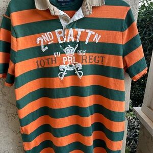 Ralph Lauren Bold Orange and Green Polo
